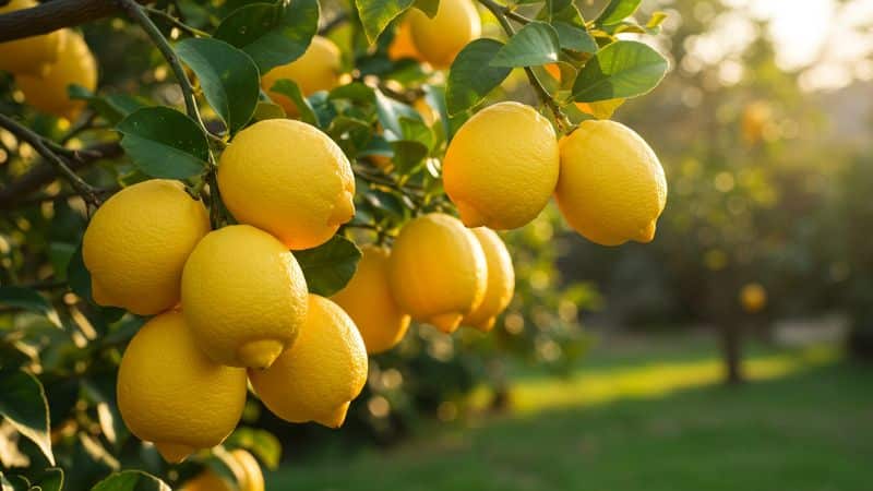 Fresh yellow lemons selected for quality and freshness.